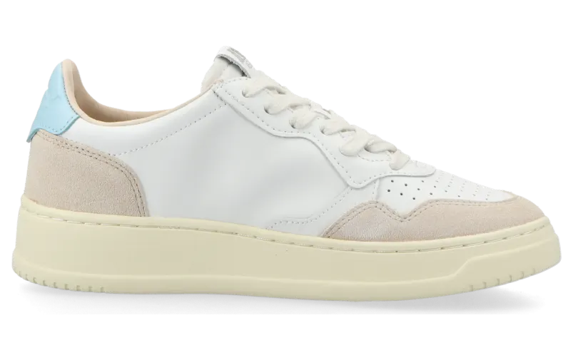 Autry Medalist Low W (leat / suede white / st blue) – AULWLS69 (3)