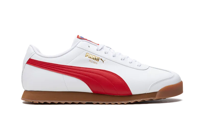 Puma Roma RWB “White / Red / Blue Mismatch” (388341-01)