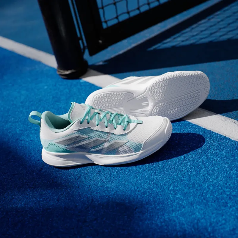Adidas Avaflash Low Tennis Cloud White / Silver Metallic / Flash Aqua (JP9742)
