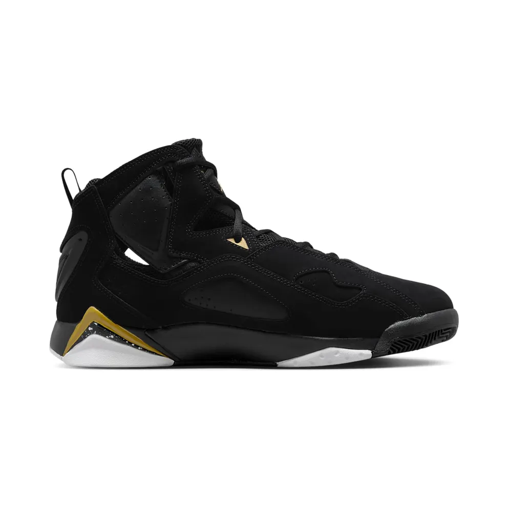 Jordan True Flight Black White Metallic Gold (342964-072)