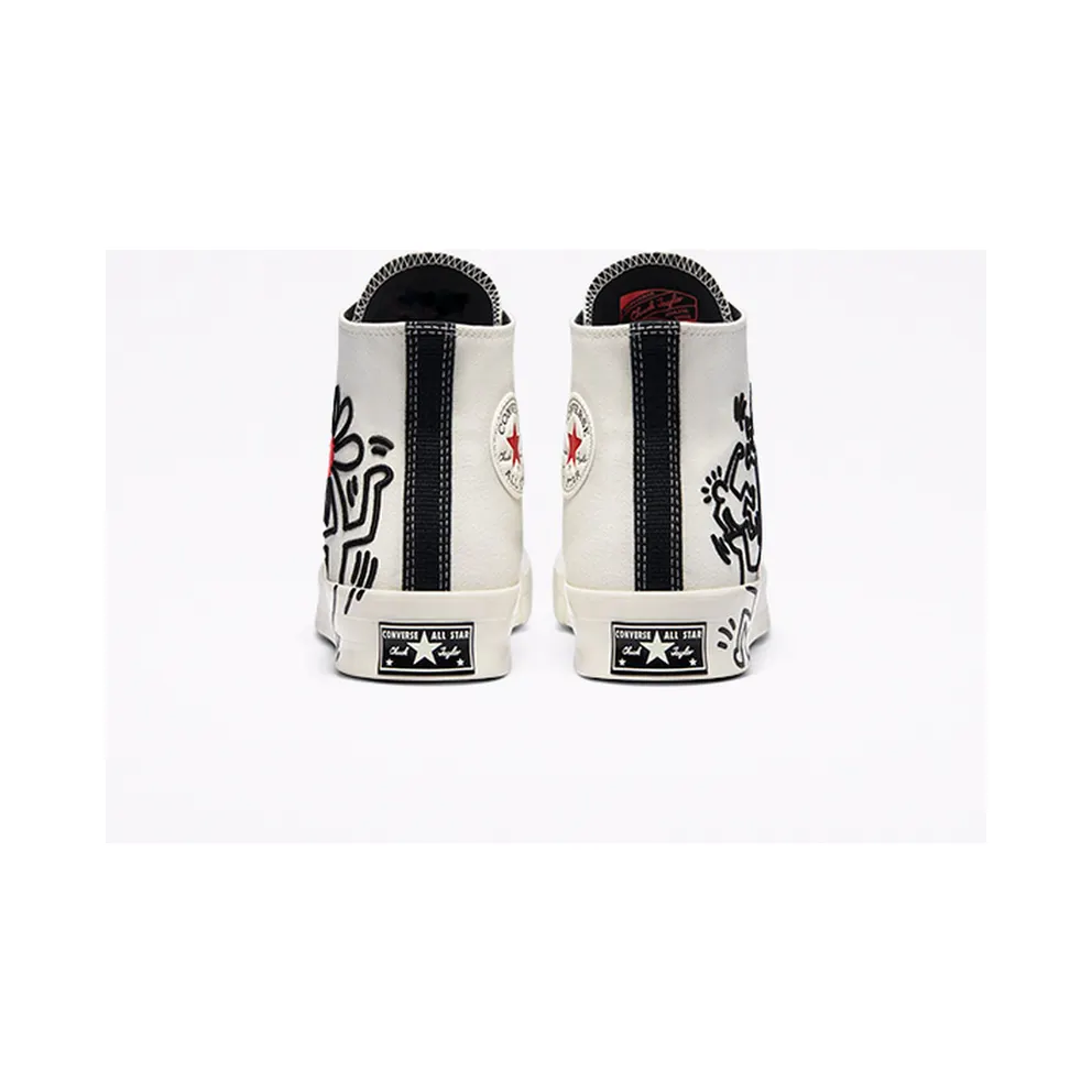 Converse Converse x Keith Haring Chuck 70 High Top Egret/Black/Red (171858C)
