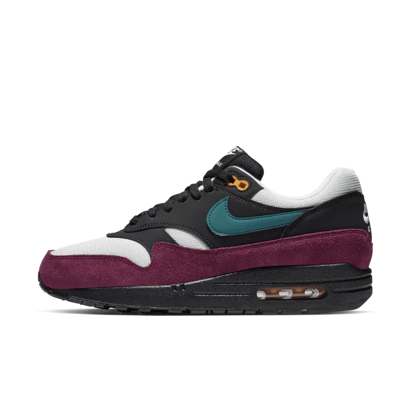 Nike Air Max 1 Golf Black Geode Teal (W) Black/Geode Teal-Light Silver (319986-040)