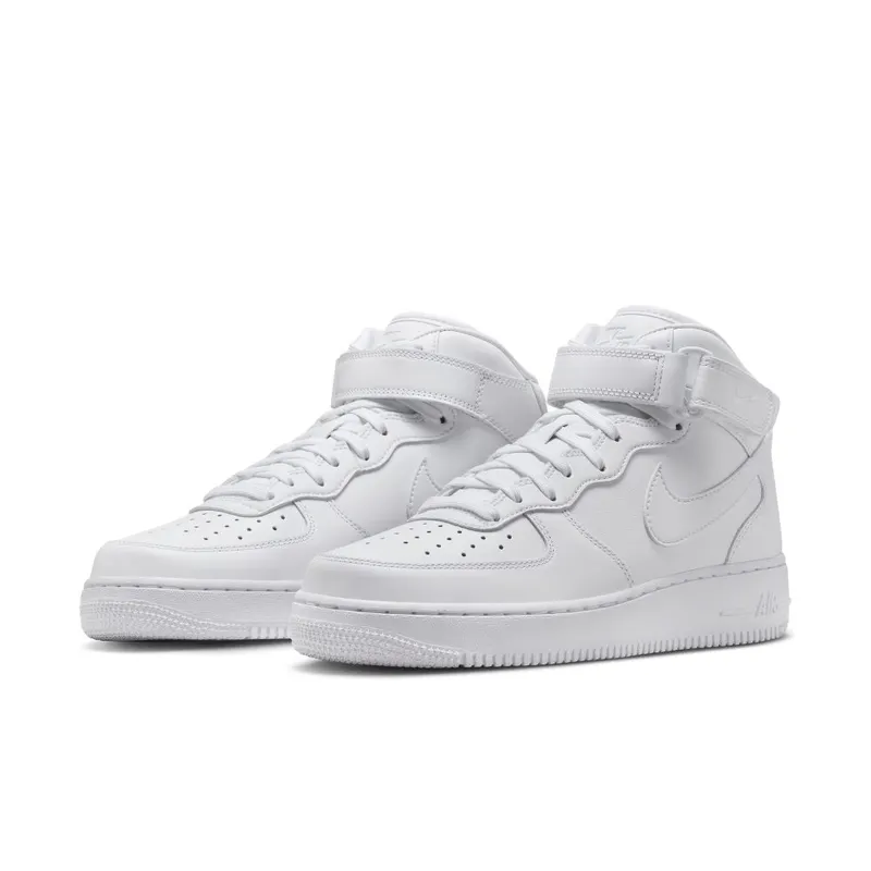 Nike Air Force 1 ’07 Mid Fresh White/White/Wolf Grey/White (DZ2525-100)