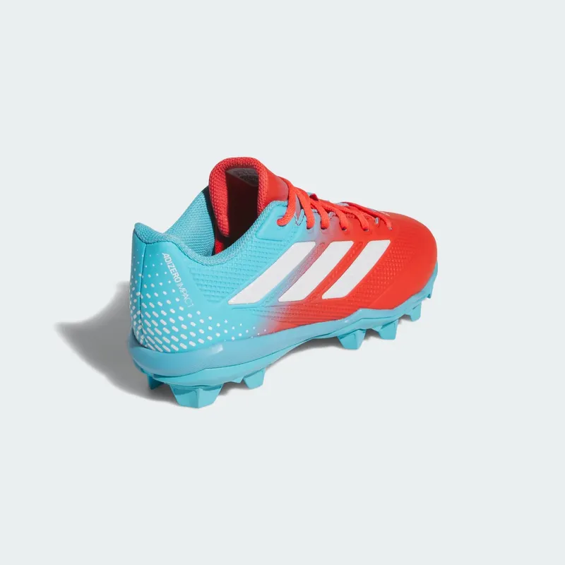 Adidas Adizero Impact 2.0 Candy Molded Cleats Kids Bright Cyan / Cloud White / Bright Red (JR3817)