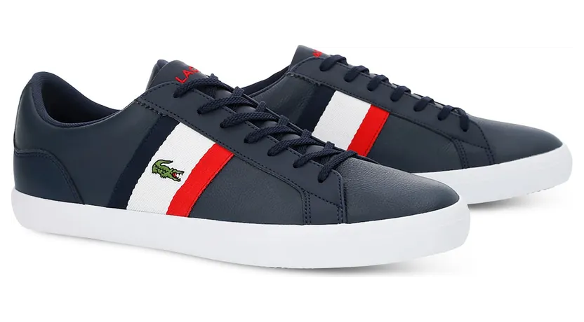 Lacoste Herren-Sneakers LEROND Blau (37CMA0045-7A2)