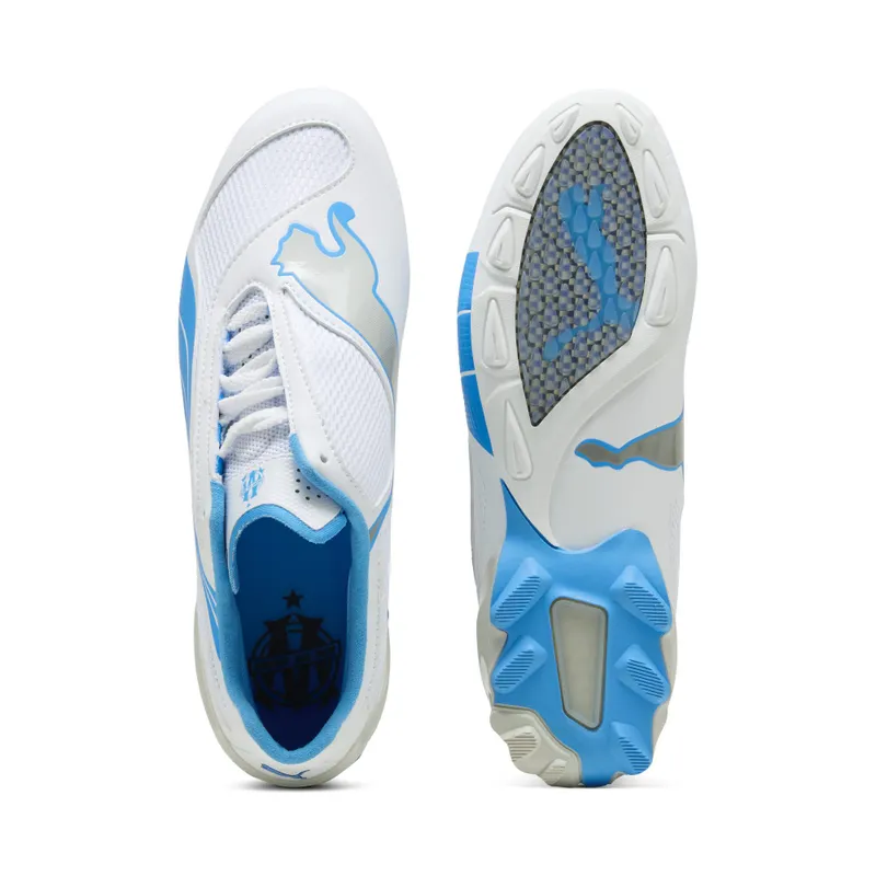 Puma V-S1 Olympique Marseille “Puma White / Bleu Azur” (406319_01)