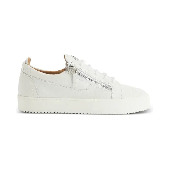 Giuseppe Zanotti Frankie mit Reptil-Optik “White” (RM60007002)