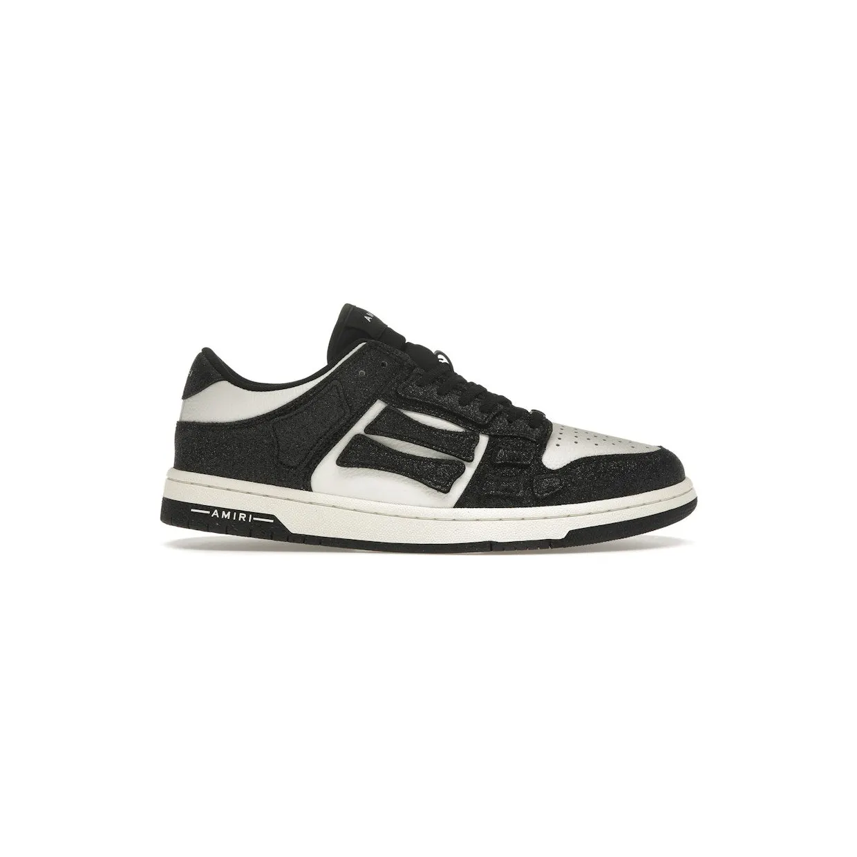 AMIRI Skel Top Low Shimmer Black White (AMFOSR1049-001)