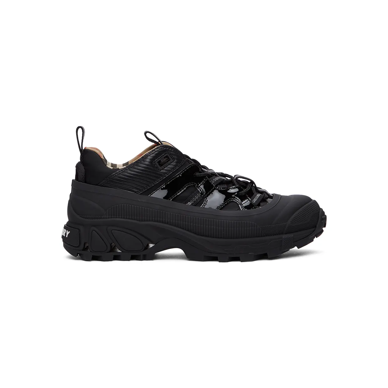 Burberry Black Patent Arthur Sneakers (8035440)