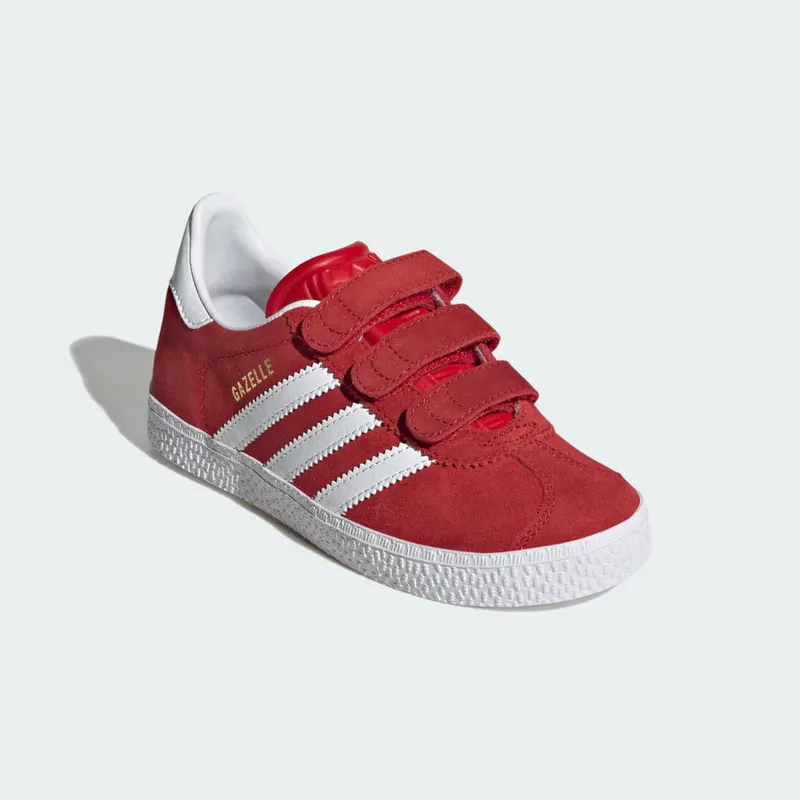 Adidas Gazelle Kids Better Scarlet / Cloud White / Gold Metallic (IF5971)