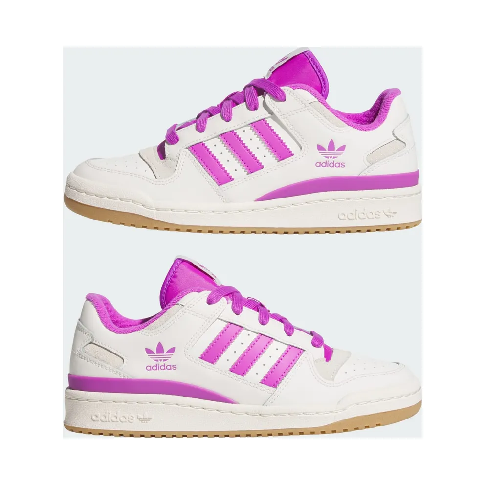 Adidas Forum Low CL “White / Purple” (JR0474)