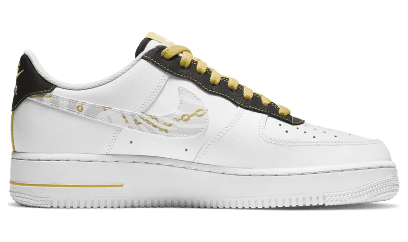 Nike Air Force 1 Low Gold Link Zebra (DH5284-100)