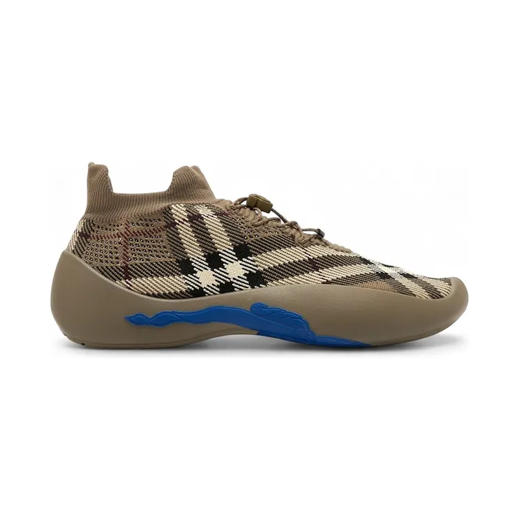 Burberry Neptune Sneakers Check Knit Sand (8101906)