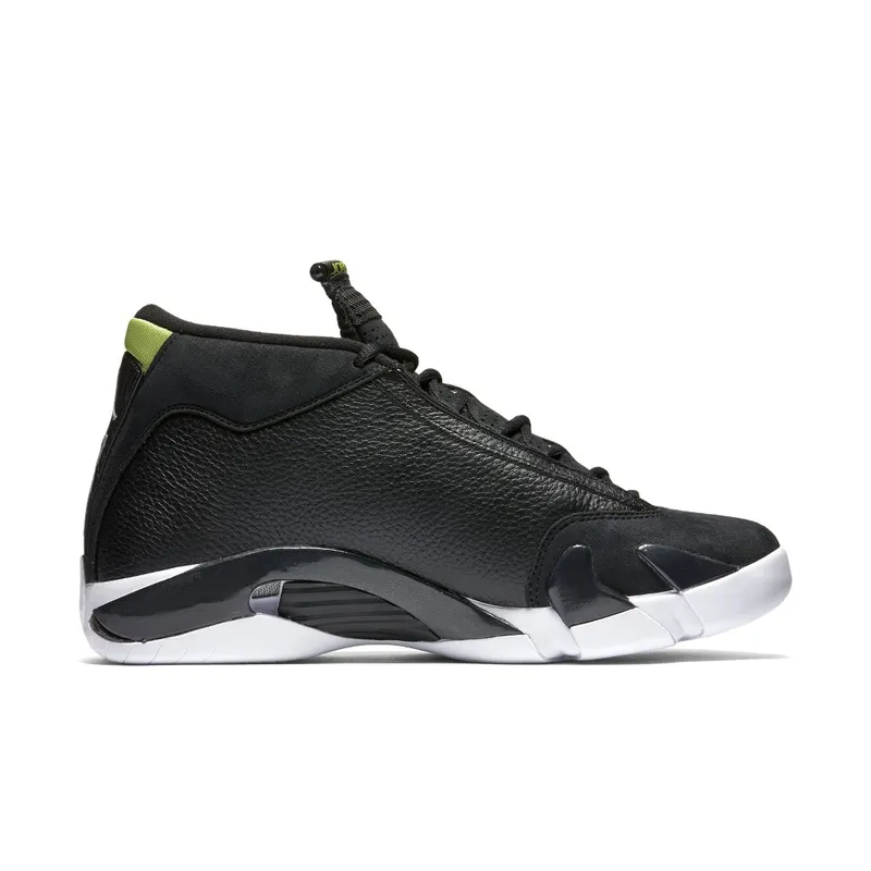 Jordan 14 Retro Indiglo (2016) Black/White-Indiglo (487471-005)