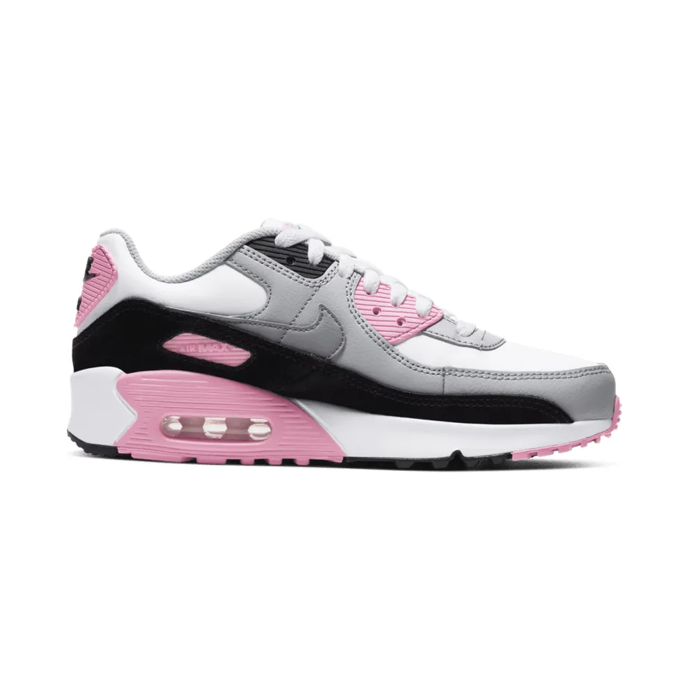 Nike Air Max 90 Recraft Rose (GS) White/Particle Grey-Light Smoke Grey-Rose (CD6864-104)