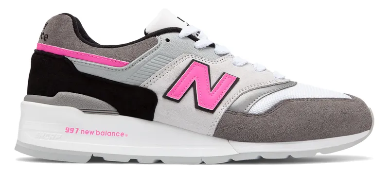 New Balance 997 Grey Pink Grey/Pink (M997LBK)