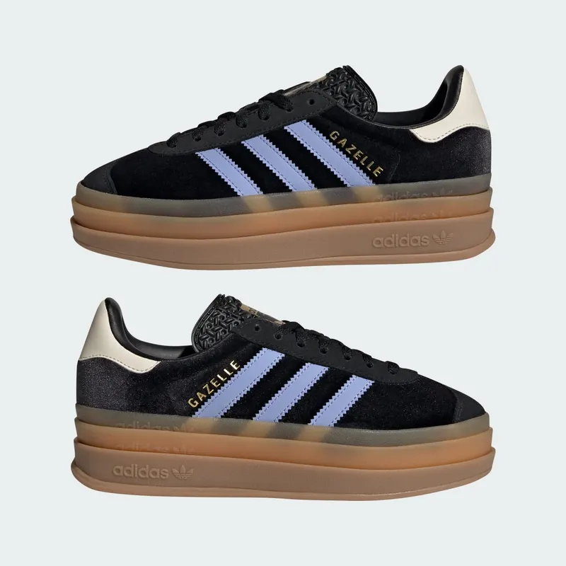 Adidas Gazelle Bold Kids Core Black / Blue Spark / Wonder White (JR5965)