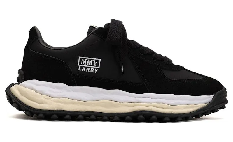 Maison Mihara Yasuhiro Larry OG Sole Mix Material Low Black White (A14FW703-BLK)