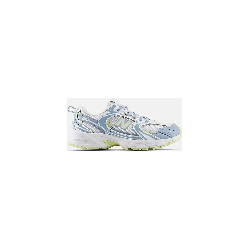 New Balance 530 Bungee Lace PS “Light Arctic Grey White” (P5303W7)