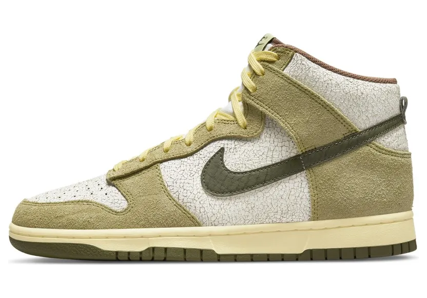 Nike Dunk High Re-Raw Coriander – “Coriander / Olive / Sail / Red” (DO6713-300)