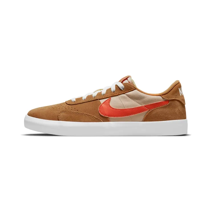 Nike SB Heritage Vulc Brown “Flax / Oatmeal / White / College Orange” (CD5010-201)