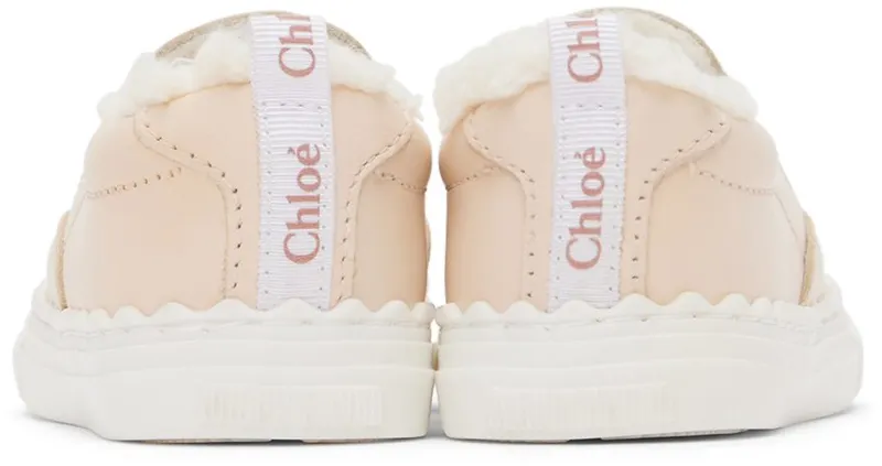Chloé Baby Pink Faux-Shearling 45K Pink (C09035)