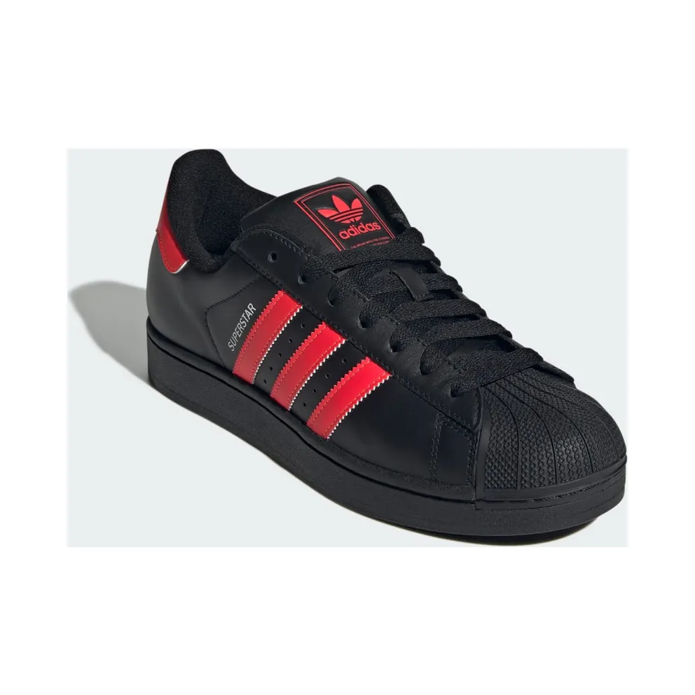Adidas SUPERSTAR II “Core Black Lucid Red Cloud White” (JQ3176)