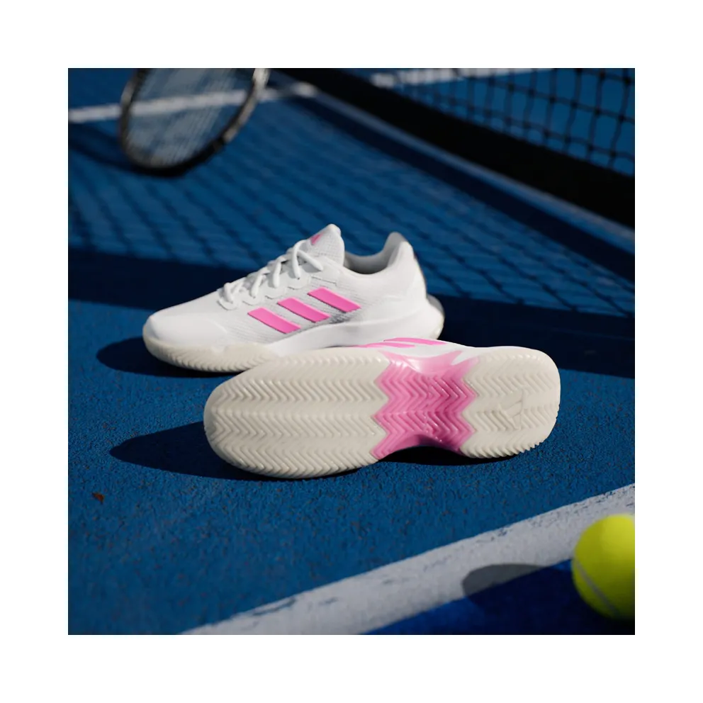 Adidas Gamecourt 2.0 Tennis Shoes Core White / Lucid Pink / Core Black (JP7723)