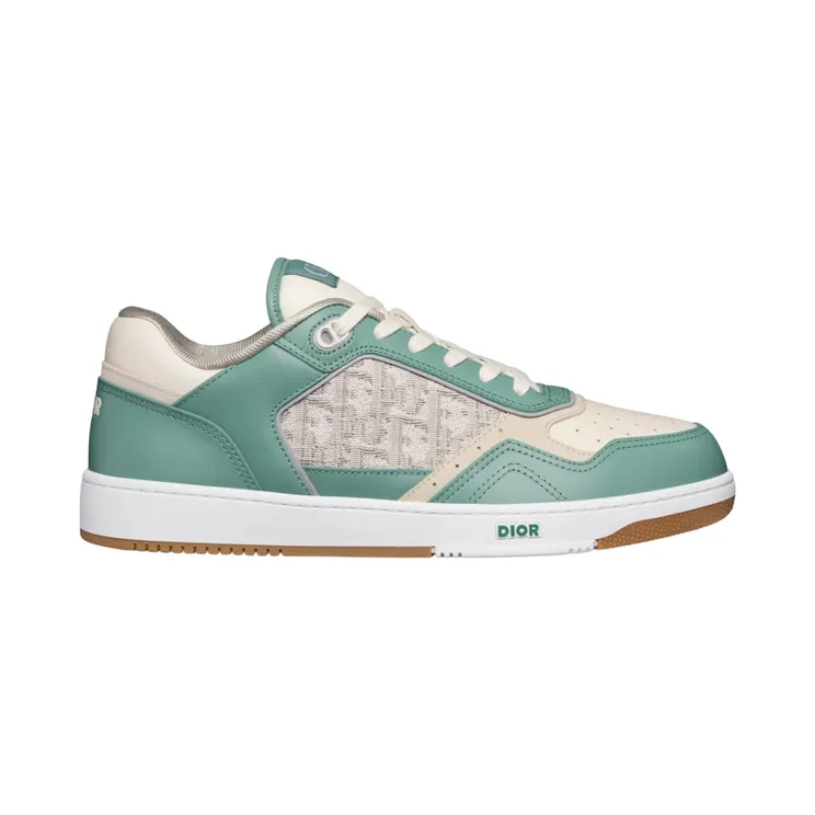 Dior B27 Low Turquoise Cream Dior Oblique Cream Jacquard (3SN272ZIR06651)
