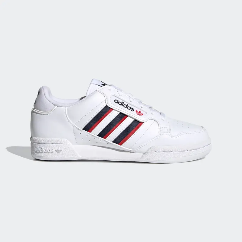 Adidas Continental 80 Stripes Cloud White / Collegiate Navy / Vivid Red (FX6088)