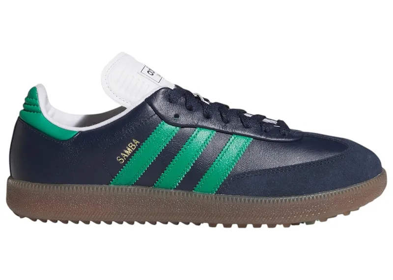 adidas Samba Spikeless Golf Night Indigo Court Green (HP7072)