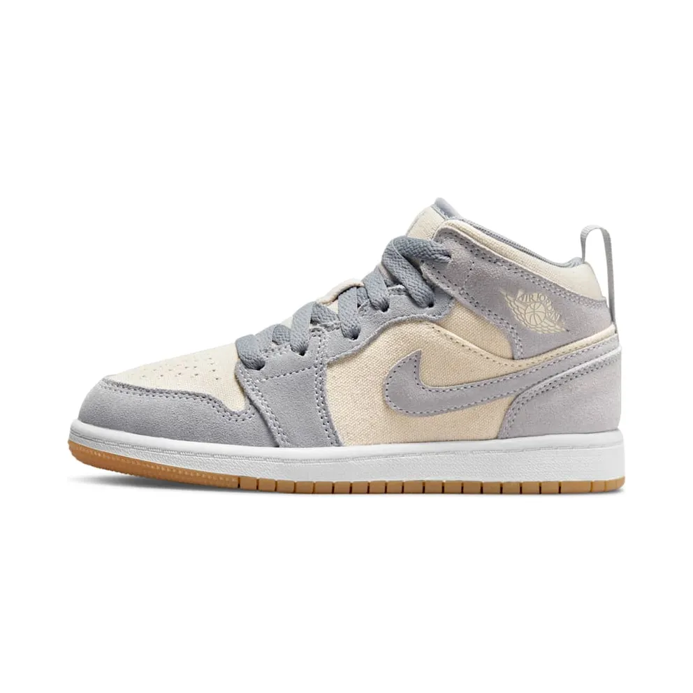 Jordan 1 Mid SE Coconut Milk Particle Grey (PS) (DN4345-100)