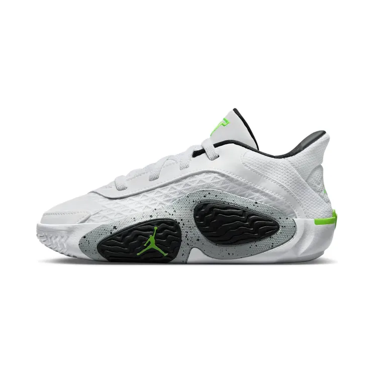 Jordan Tatum 2 “White / Black / Wolf Grey / Electric Green” (FJ6460-100)