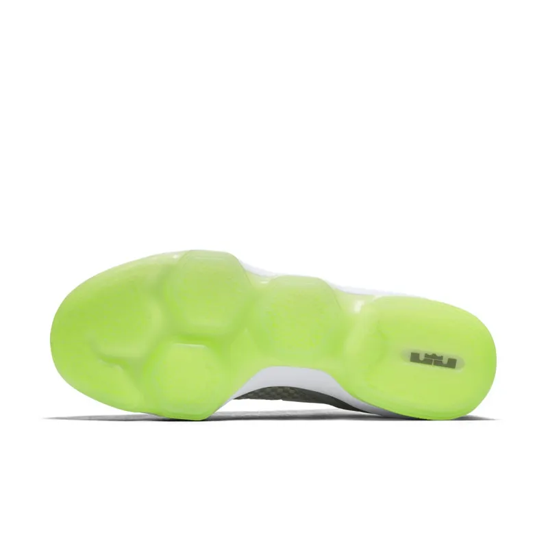 Nike LeBron 14 Low Dunkman Dust/Reflect Silver-Electric Green (878636-005)