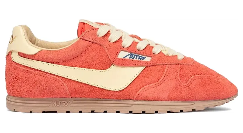 Autry Windspin Sneakers aus Wildleder – Orange (WSLWUB29)