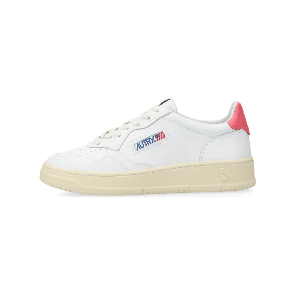 Autry Medalist Low W (White / pink) – AULWLL78