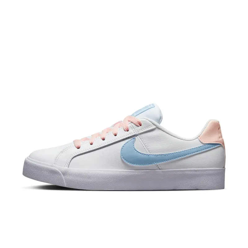 Nike Court Royale Low AC “White / Crimson Tint / Psychic Blue” (AO2810-108)