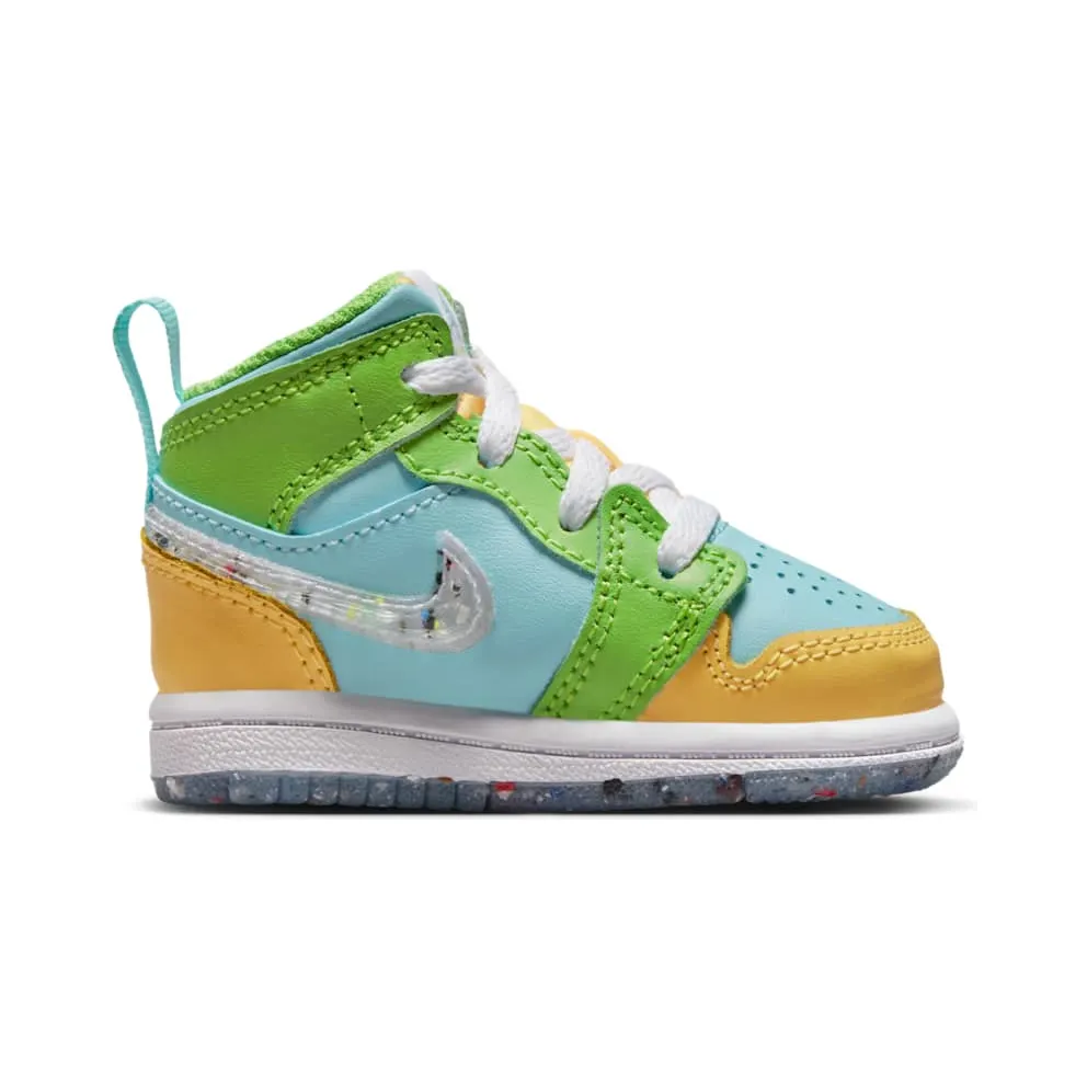 Jordan 1 Mid SE Glacier Ice Citron Pulse Action Green White (DX4369-400)