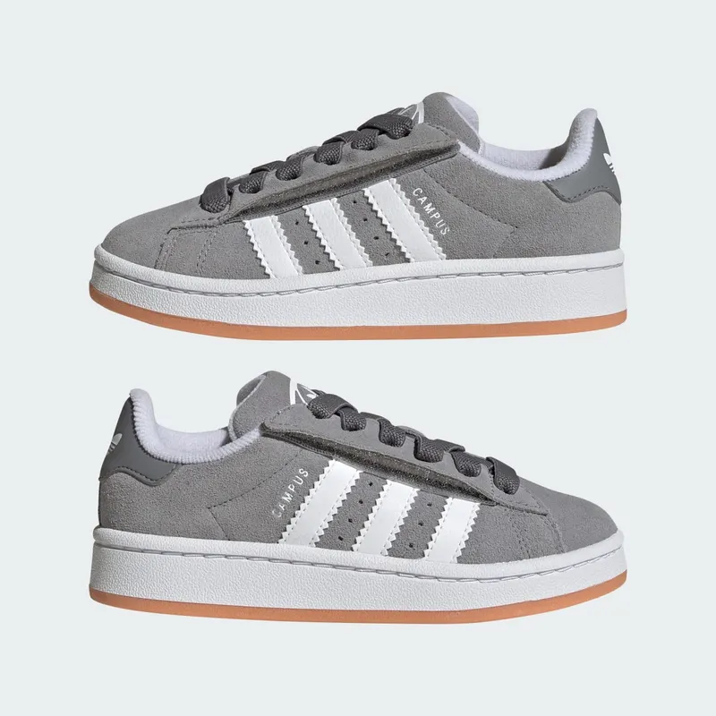 Adidas Campus 00s Comfort Closure with Elastische Veters Kids Grey Three / Cloud White / Cloud White (JQ6384)