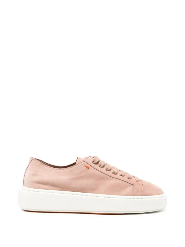 Santoni Clean Icon Toy suede sneakers – Pink (WBCD61322BARTTOY)