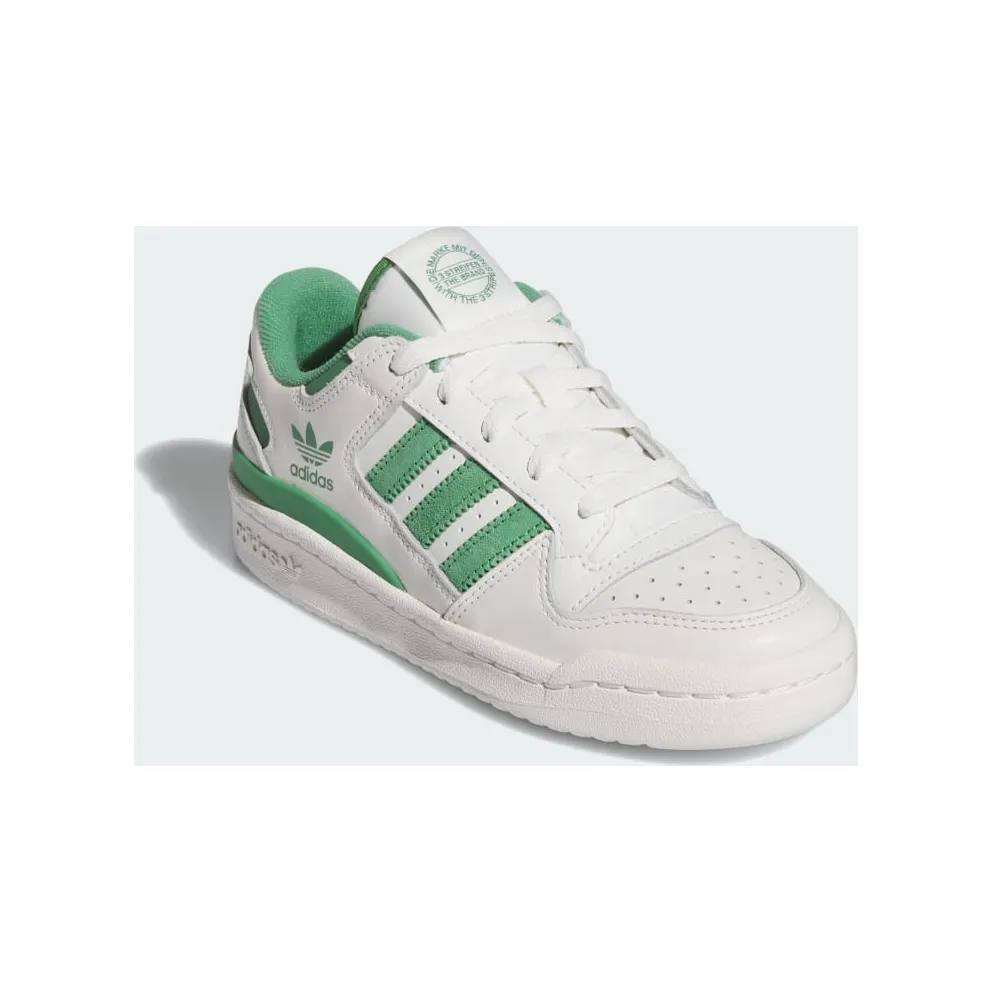adidas Forum Low CL Shoes Kids Cloud White / Preloved Green / Preloved Green (ID8722)