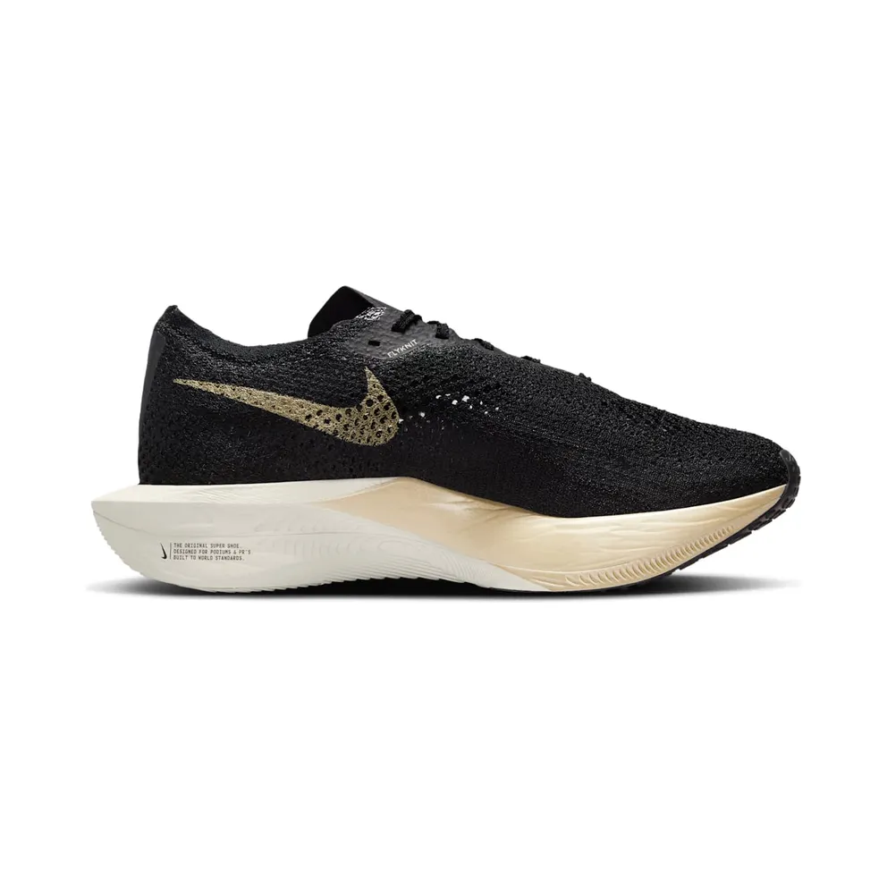 Nike ZoomX Vaporfly 3 “Black Metallic Gold Grain” (DV4129-001)