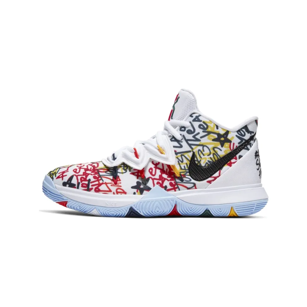 Nike Kyrie 5 Keep Sue Fresh Sue Bird (GS) White/Multi-Color (CW4403-100)