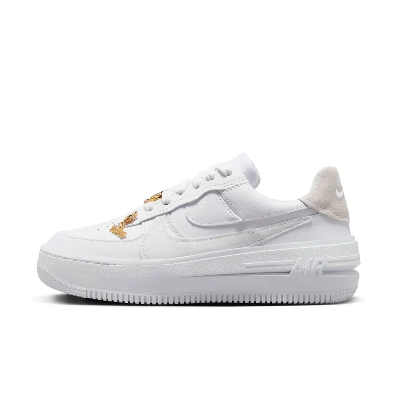 Nike Air Force 1 Low PLT.AF.ORM Bling White Metallic Gold (FB8473-100)