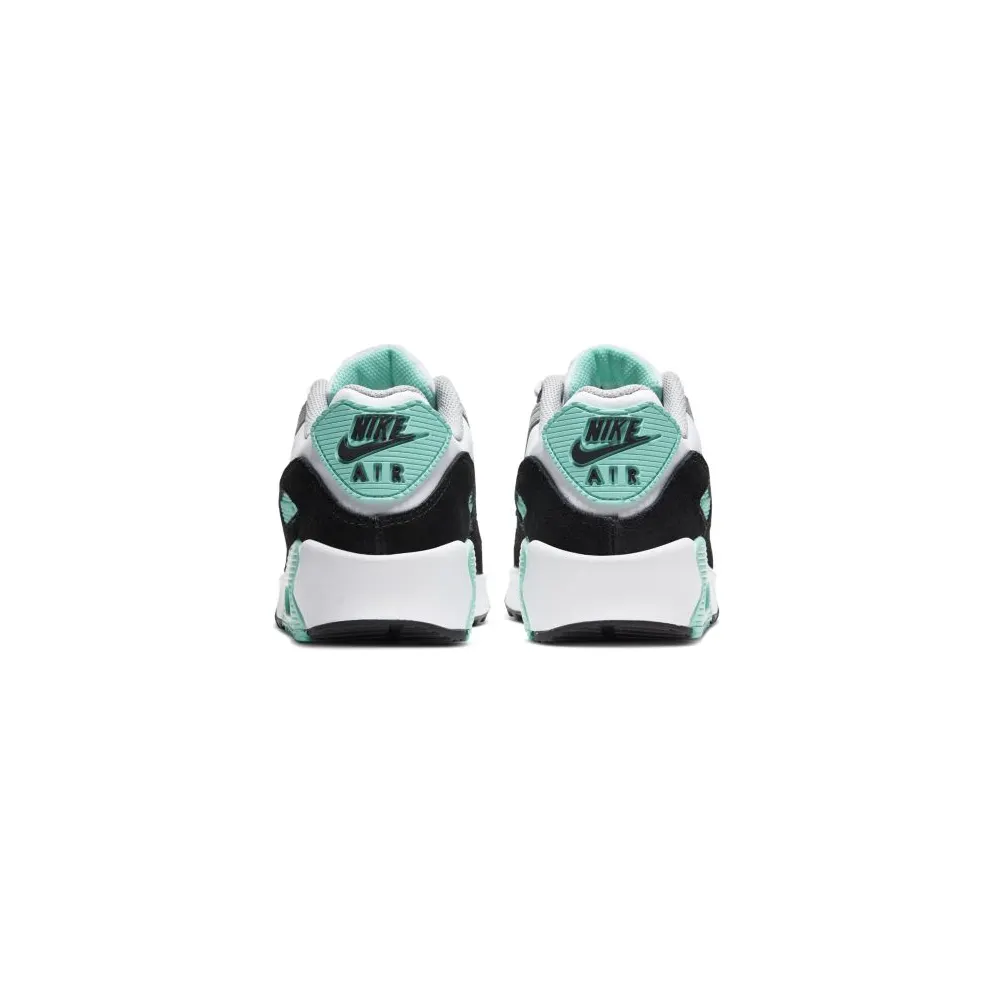 Nike Air Max 90 LTR Particle Grey Teal (GS) WHITE/PARTICLE GREY-LT SMOKE GREY (CD6864-102)