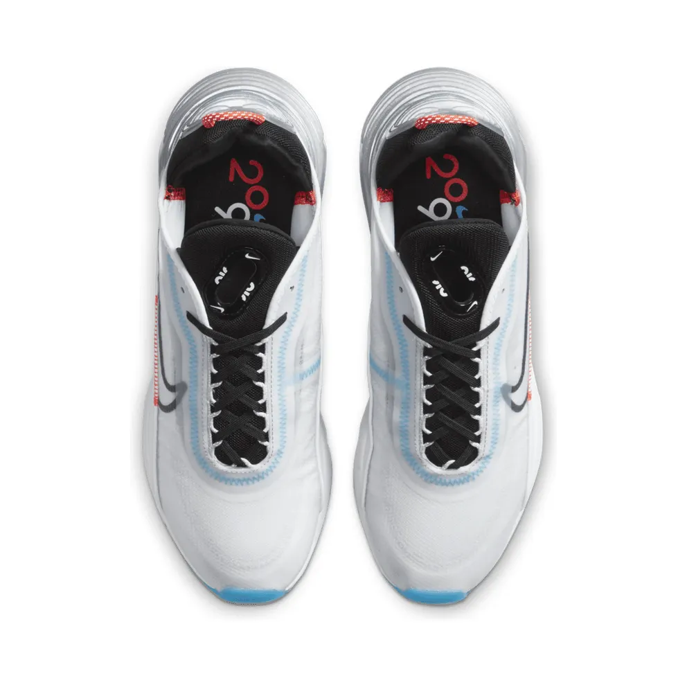 Nike Air Max 2090 Pure Platinum White/Black-Pure Platinum-Bright Crimson (CT7695-100)