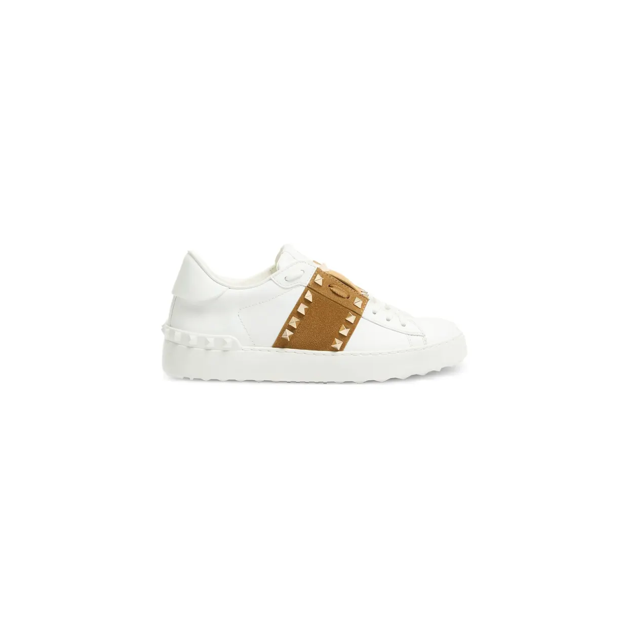 Valentino Garavani Rockstud Untitled “White/Brown” (9W2S0A01ZBV 3DZ)