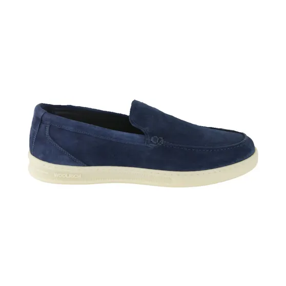 Woolrich Double Ut Slip.On Moccasin Blue