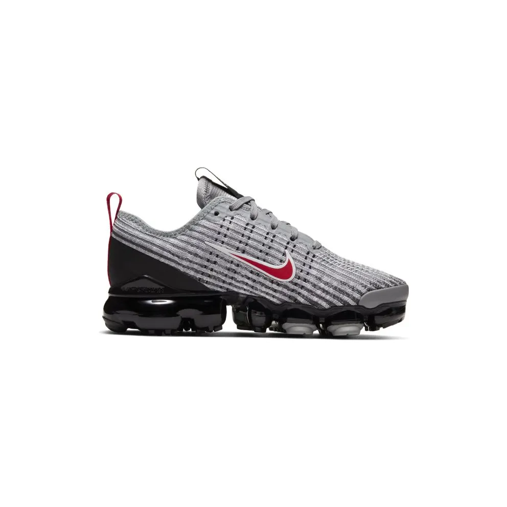 Nike Air VaporMax Flyknit 3 Particle Grey (GS) Particle Grey/Black-Iron Grey-University Red (BQ5238-006)