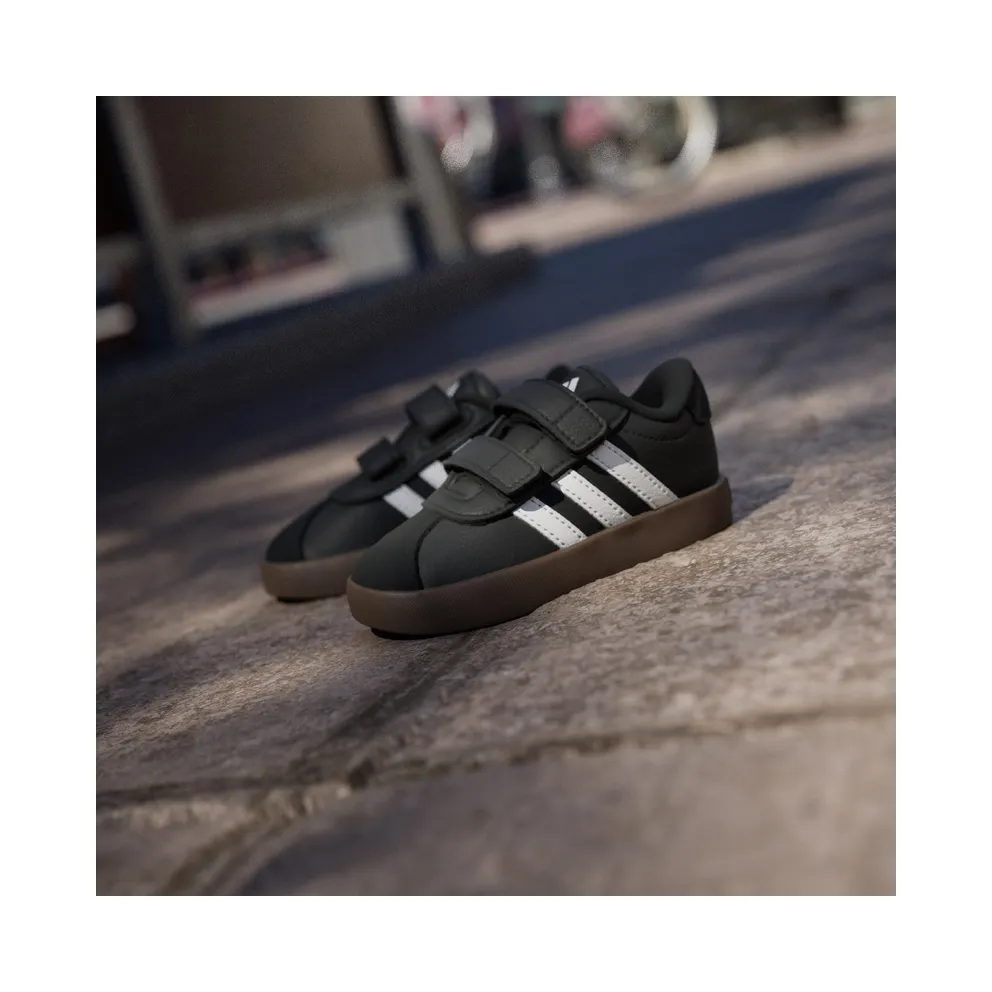 Adidas VL Court 3.0 Skateboard Shoes Kids Core Black / Cloud White / Core Black (ID9156)